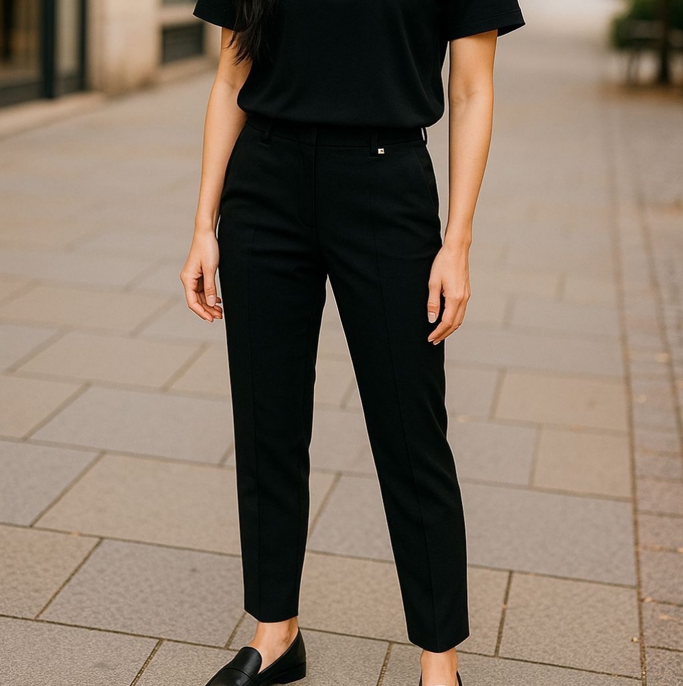 Karl Lagerfeld Black Slim Fit Pants